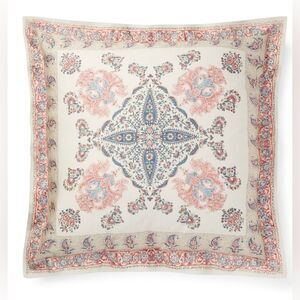 RALPH LAUREN ISLESBORO FERNHILL PAISLEY FLORAL 100% COTTON EUROPEAN SHAM CASES